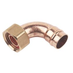 Solder Ring Bent Tap Connector 22mm x 3/4"