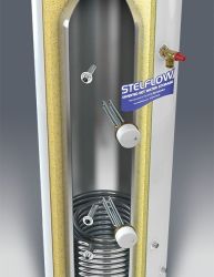 RM Stelflow 300 Litre Indirect Unvented Stainless Steel Cylinder