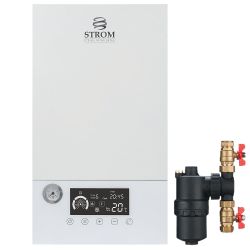 Strom Single Phase 11kW Electric Combi Boiler with Filter - 10 Year Guarantee