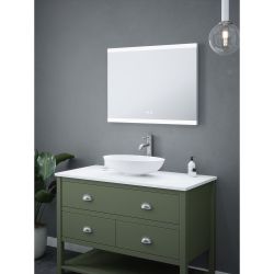 Sycamore Hamilton 800mm x 600mm Tunable LED Mirror with Bluetooth & Demister