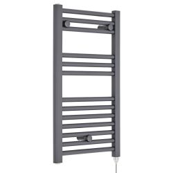 Nuie Anthracite 720 x 400mm Electric Towel Rail