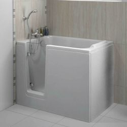Trojan Bathe Easy Comfort 1210mm x 650mm Deep Soak Walk-In Bath - Left Hand