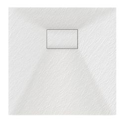 Veloce Uno Square Shower Tray 800mm x 800mm - White