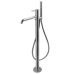 Vema Maira Floor Standing Bath Shower Mixer - Chrome