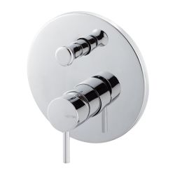 Vema Maira Two Outlet Concealed Shower Mixer with Diverter - Chrome
