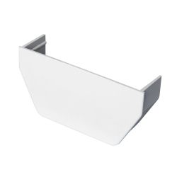 White 112mm Square Internal Stopend