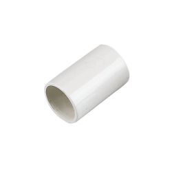 White 21.5mm Solvent Overflow Connector
