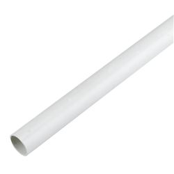 White 21.5mm Solvent Overflow Pipe - 3m Length
