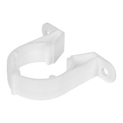 White 40mm Pushfit Waste Pipe Clip