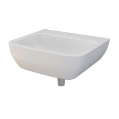 Lecico Portsmouth 50cm 2 Tap Hole Wall Hung Basin