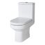 Nuie Harmony Close Coupled Semi Flush to Wall Toilet