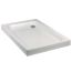 Lakes Traditional 80mm High Rectangular Stone Resin Shower Tray 1000mm x 800mm