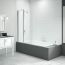 Merlyn Vivid 2 Panel Square Folding Bath Screen 900mm x 1500mm