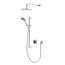 Aqualisa Quartz Touch Smart Digital Shower Concealed with Adjustable Head and Fixed Wall Head - HP/Combi