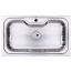 Abode Matrix R50 Stainless Steel Undermount Sink with XL 1 Bowl & Kit 860mm