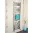 Apollo Napoli Curved Sealed Electric Towel Radiator 700mm x 450mm - Traffic White