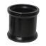 Black 110mm Pushfit Soil Double Socket Coupler