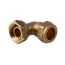 Brass Compression Bent Tap Connector 15mm x 1/2"