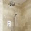 Bristan Renaissance Thermostatic Shower Mixer with Fixed Head & Shower Kit - Chrome