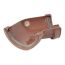 Brown 112mm Half Round 135 Degree Gutter Angle