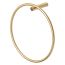 Serene Coby Wall Mounted Towel Ring - Brushed Brass
