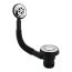 Serene Push Button Click Clack Bath Waste and Overflow - Chrome