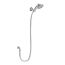 Burlington Riviera Shower Handset with Hose and Wall Outlet - Chrome