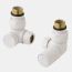 Eastbrook Corner Round Valves - Matt White