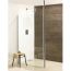 Eastbrook Valliant Walk-In Wetroom Shower Screen Front Panel with Round Pole 900mm