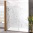 Eastbrook Valliant Walk-In Wetroom Shower Screen Front Panel with Round Pole & Hand Hold 1000mm