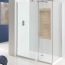 Eastbrook Vantage Walk-In Wetroom Shower Screen Front Panel with Flipper Panel 1100mm