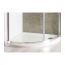 Eastbrook Volente Bow Fronted Quadrant Shower Tray 1000 x 1000