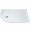 MX Elements Low profile Quadrant shower trays Stone Resin Offset Quadrant Left Hand 1000mm x 800mm Flat top