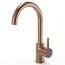 Ellsi 3 in 1 Single Lever Hot Water Kitchen Sink Mixer - Brushed Copper