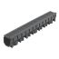 FloDrain 110mm Channel Drainage with Black Grate- 1000mm