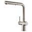 Franke Active Twist L Spout Dual Spray Pull Out Kitchen Mixer Tap with Stainless Steel Waste Kit - Decor Steel