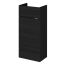 Hudson Reed Fusion 400mm Fitted Vanity Unit - Charcoal Black Woodgrain
