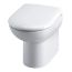 Hudson Reed D-Shape Back to Wall Pan & Soft Close Seat - White 
