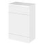 Hudson Reed Fusion 600mm WC Unit & WC Top - Gloss White
