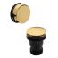 Hudson Reed Push Button Bath Waste & Overflow - Brushed Brass