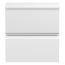 Hudson Reed Urban 500mm 2 Drawer Wall Hung Cabinet & Worktop - Satin White