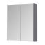 Kartell Options 500mm 2 Door Mirrored Cabinet - Basalt Grey