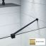 Kudos Ultimate Angled Glass to Wall Stabiliser Pack - Brushed Gold