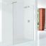 Merlyn 10 Series Wetroom Panel with Wall Profile & Stabilising Bar 1100mm - Chrome