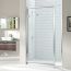 Merlyn 8 Series Hinge Shower Door With Inline Panel 850mm