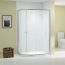 Merlyn Ionic Source Double Door Offset Quadrant Shower Enclosure 1200 x 900mm