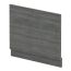 Nuie Arno End Bath Panel 750mm - Anthracite Woodgrain