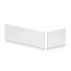 Nuie 1500mm MDF Front & End Bath Panels BPR101 - Gloss White