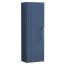 Nuie Deco 400mm 1 Door Wall Hung Tall Unit - Satin Blue