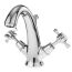 Nuie Selby Crosshead Mono Basin Mixer with Push Button Waste - Chrome